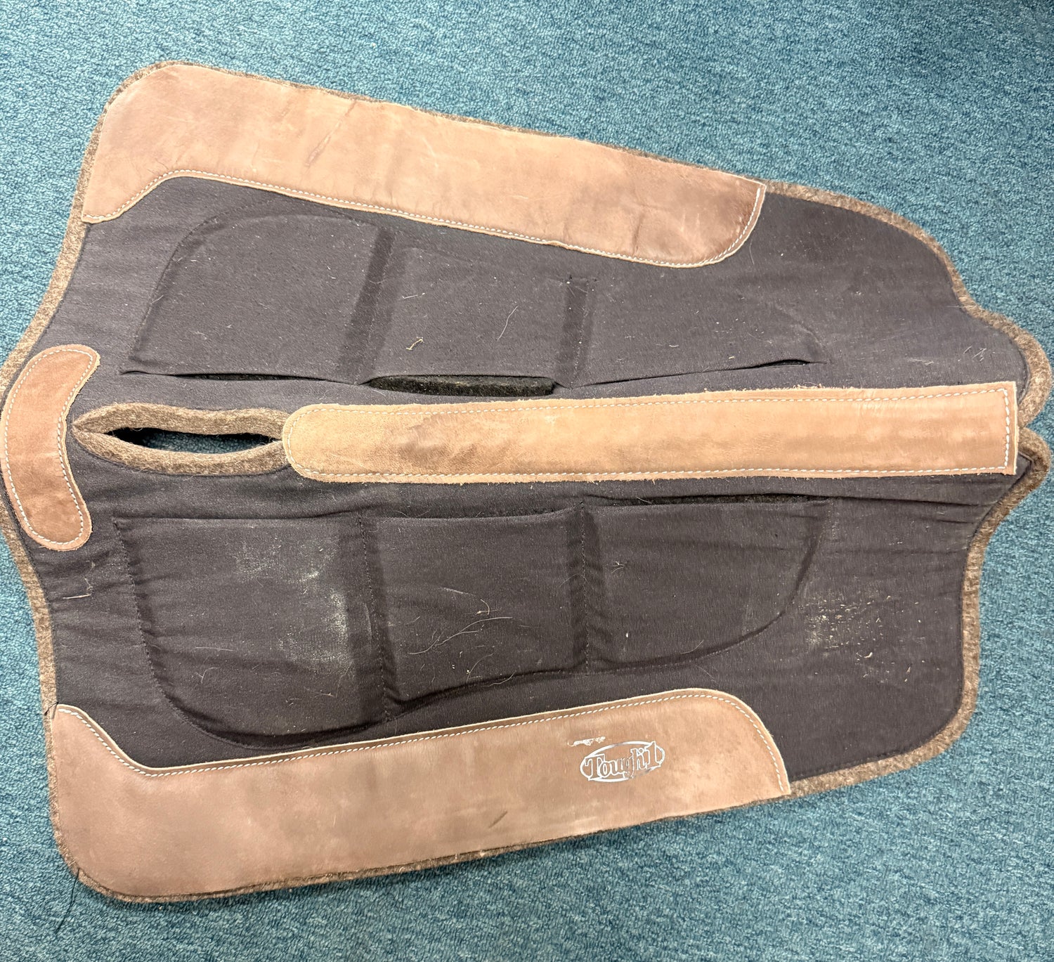Tough-1 Western Shim Saddle Pad With 1/2 Inch Shims