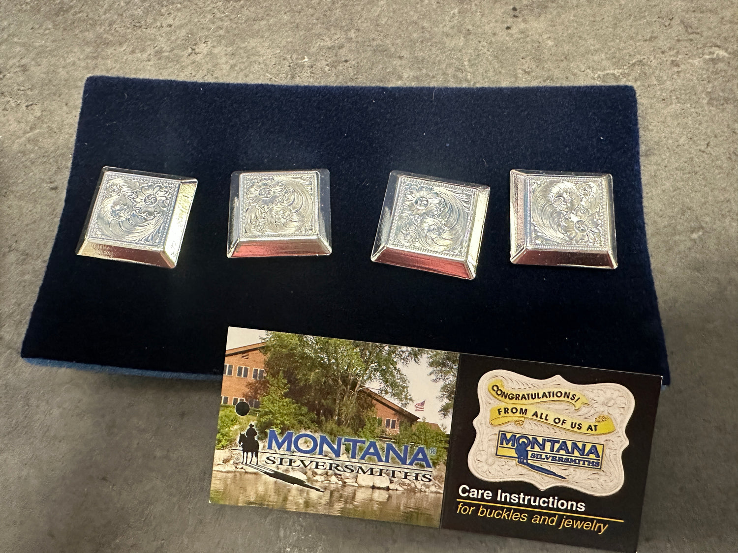 Montana silversmiths Cuff links