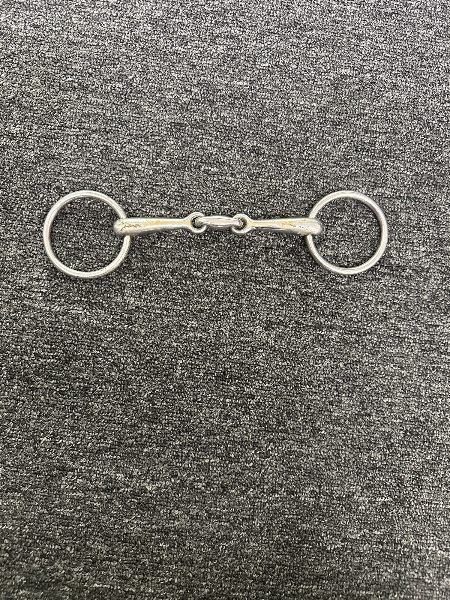 Bit - Steel French Link Loose Ring Snaffle Bit