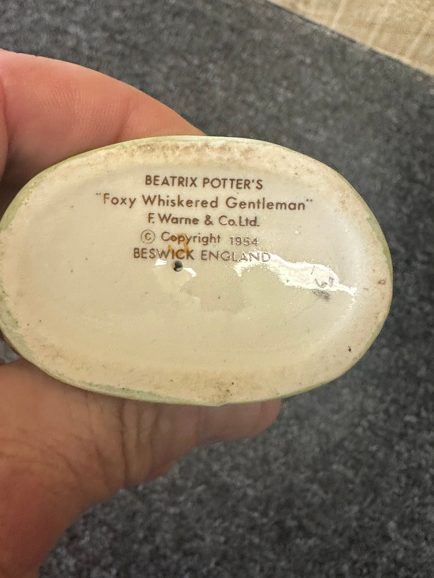 Beswick Beatrix Potter "Foxy Whiskered Gentleman"
