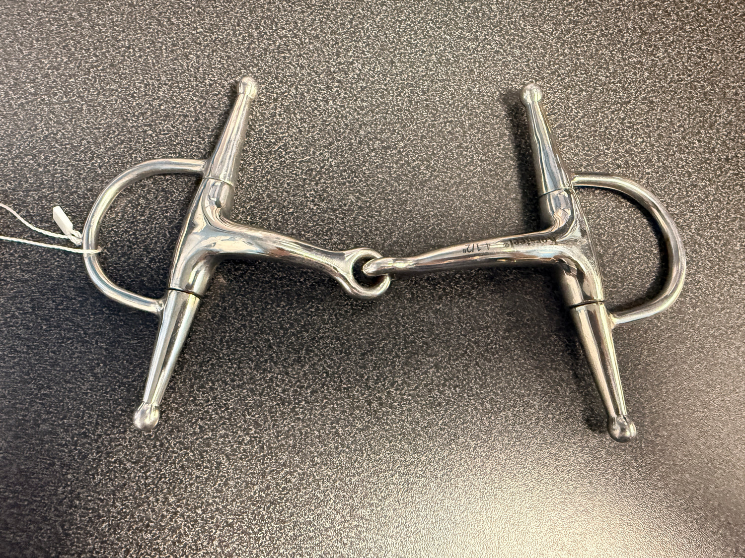 4.50" Full Cheek curved snaffle