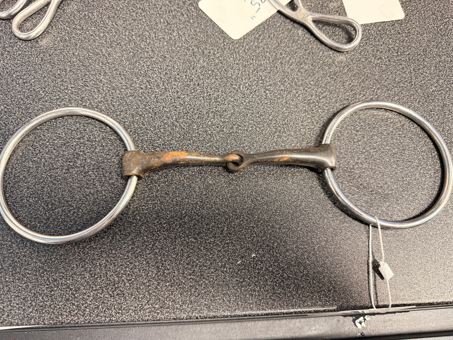 5.25" Loose Ring Sweet Iron curved snaffle