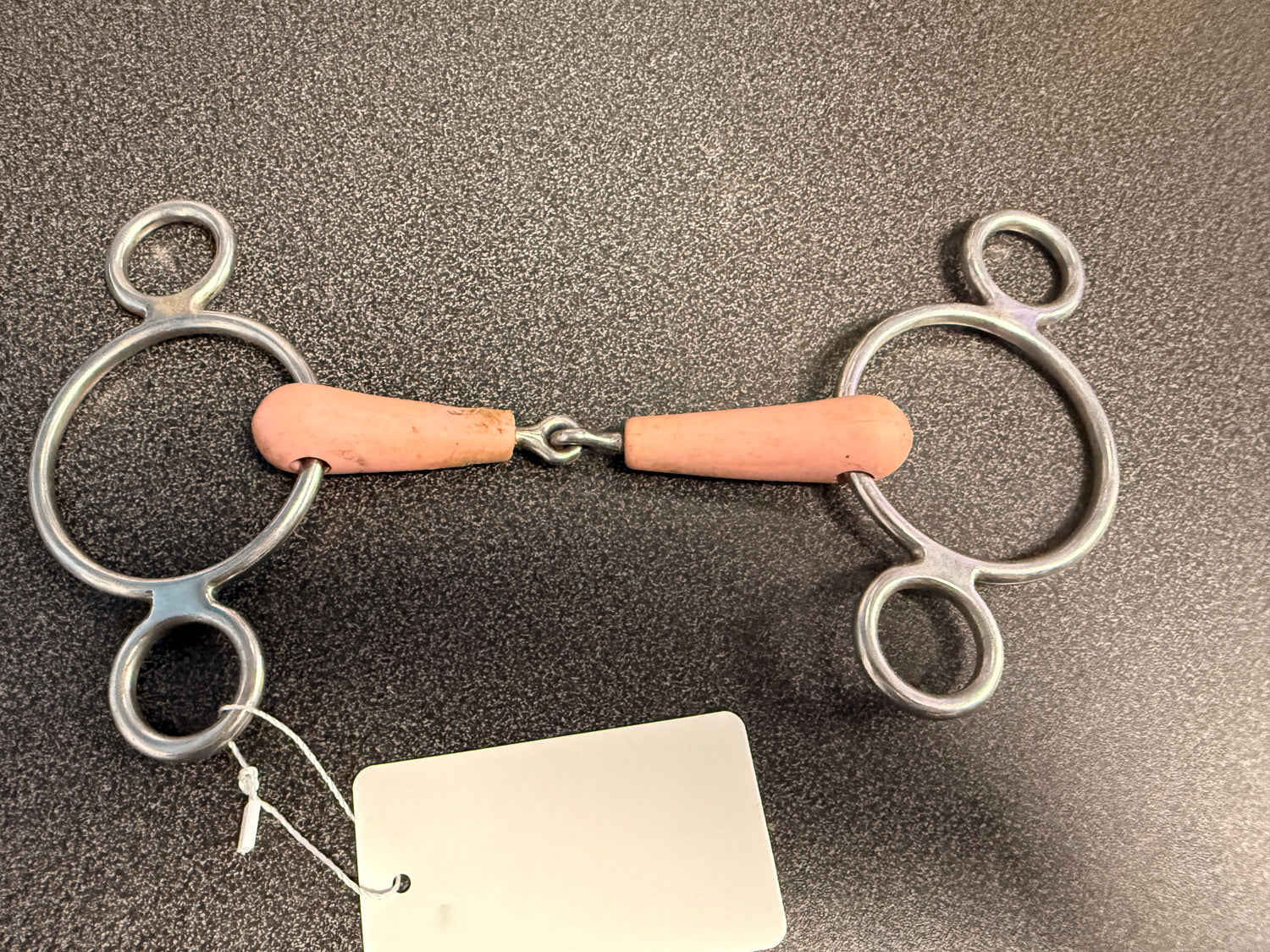 4.75" 3 ring happy mouth snaffle  elevator