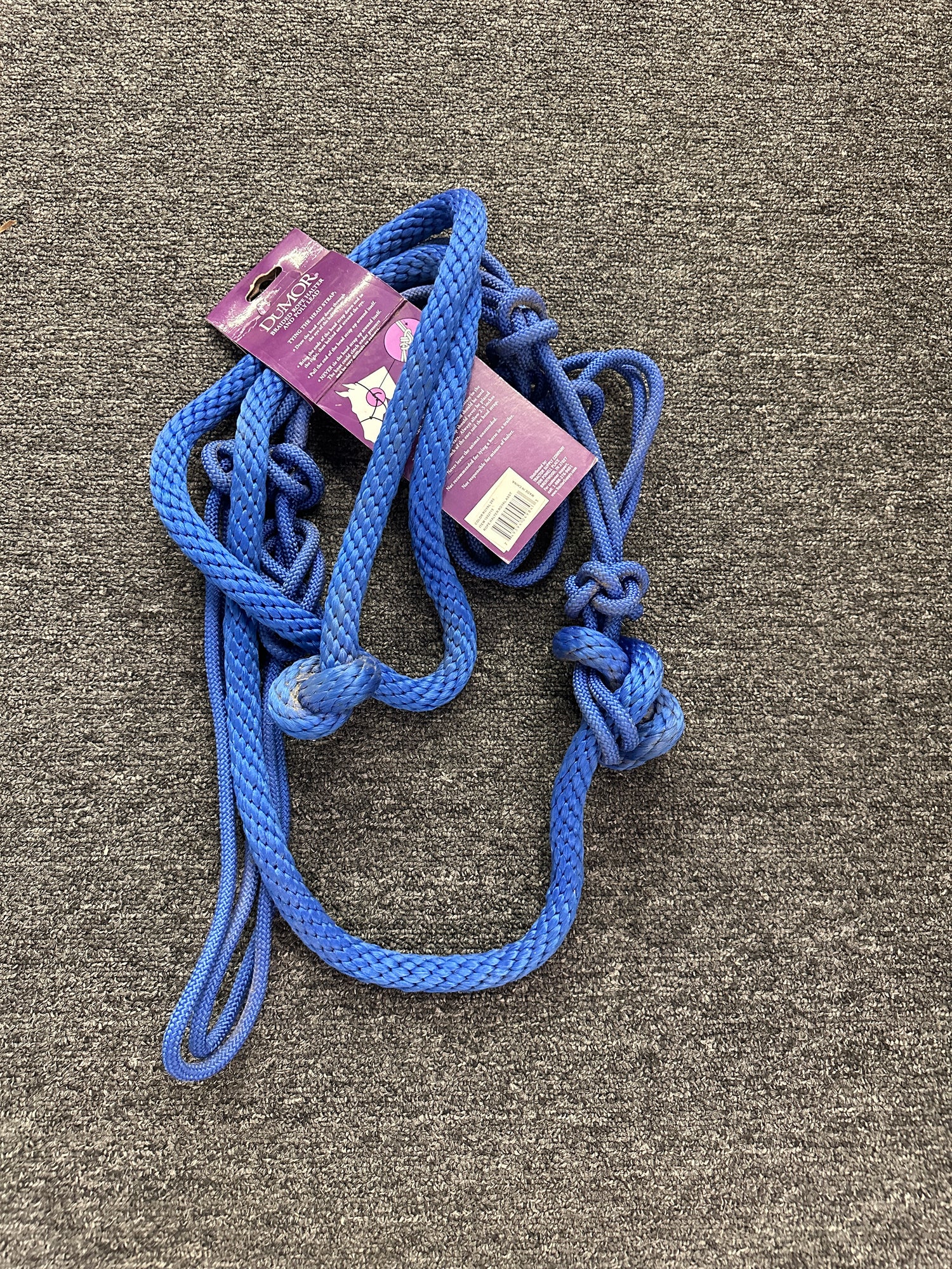 Dumor Braid Rope Halter with lead