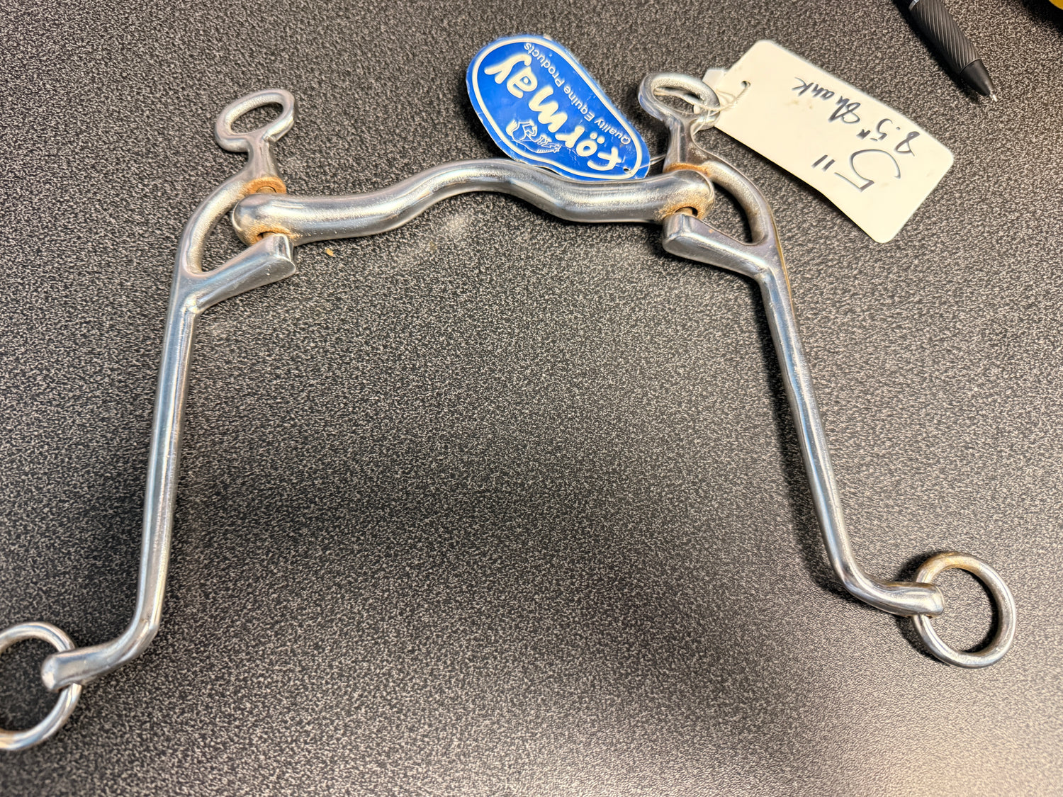 5" Walking Horse Bit low port 8.5" Shank