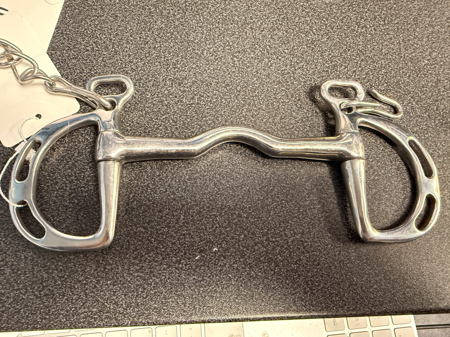 5" Bit Mullen mouth low port Kimberwick
