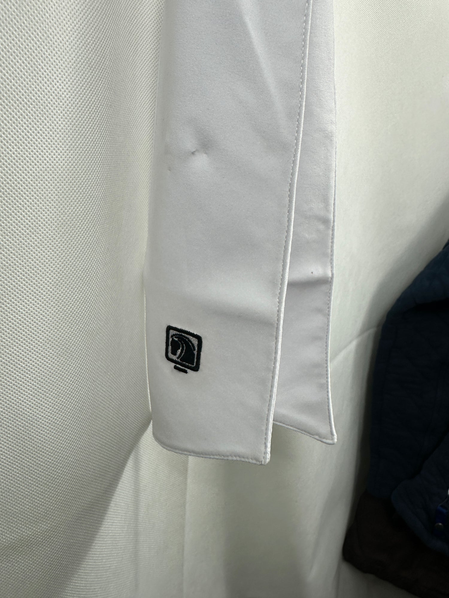 Romfh Stock Tie White Dressage Pre tied