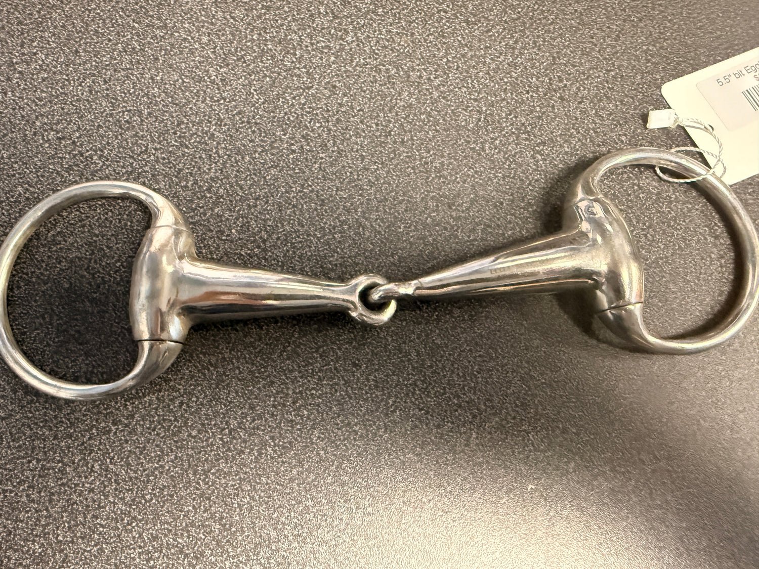 5.5" bit Eggbutt snaffle
