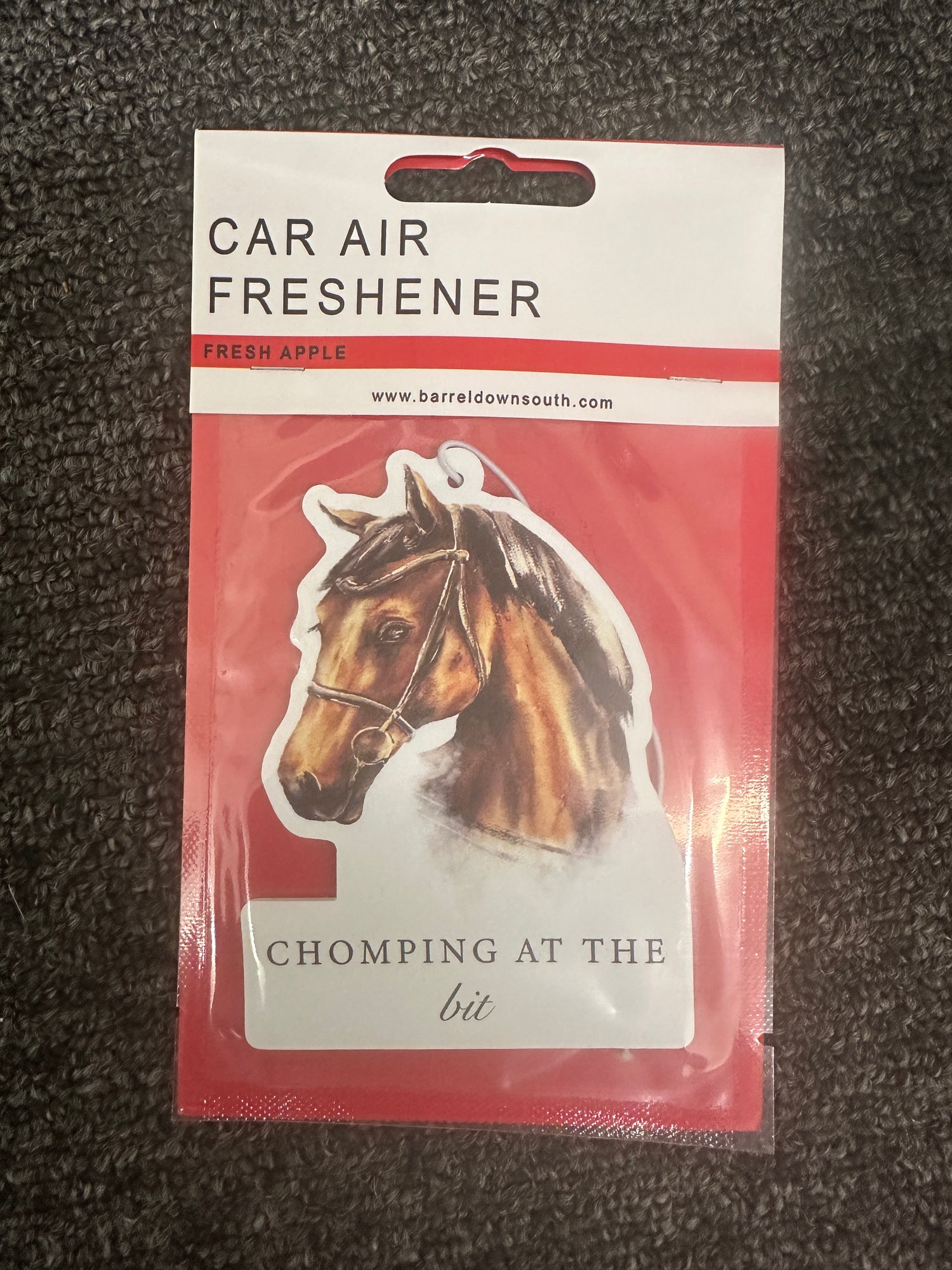 Comping at the bit Car Air Freshener