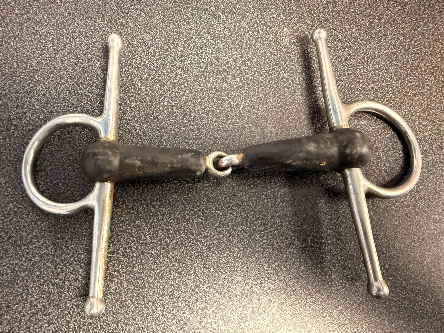 4.75 Full Cheek Rubber Snaffle