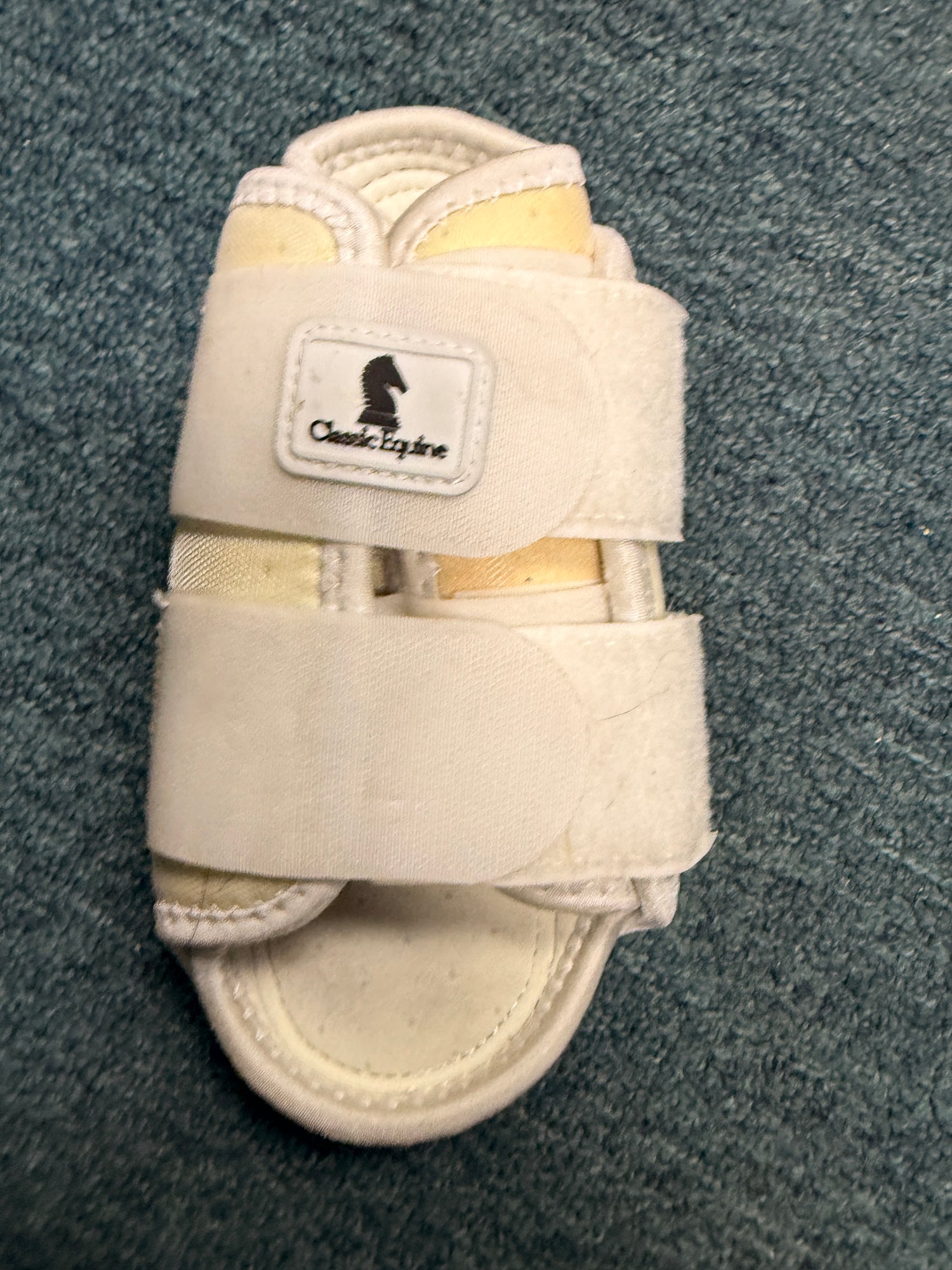 Med White Classic Equine Front Boots
