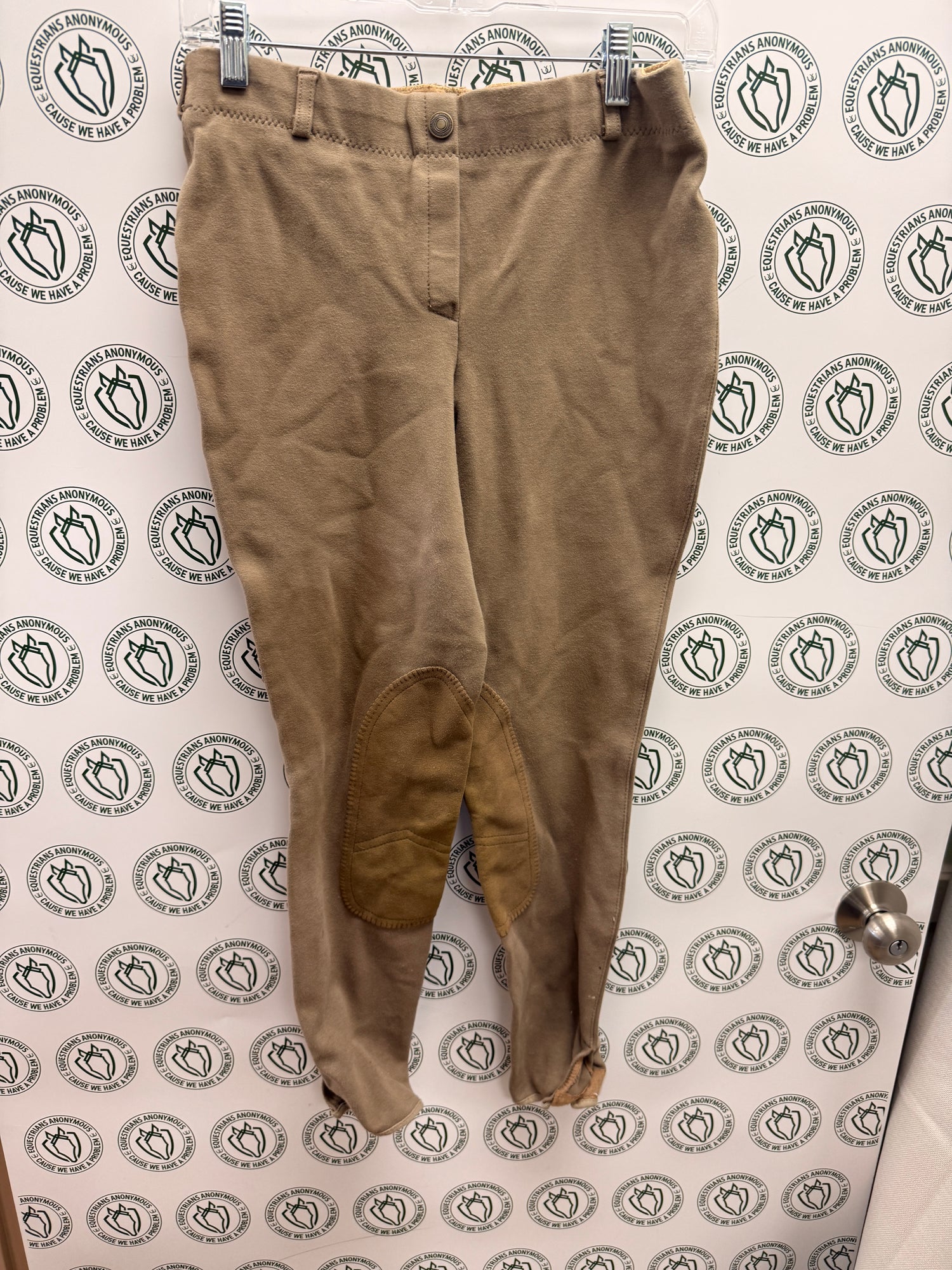 30 Women's Beige Sigma Knee Patch Breech