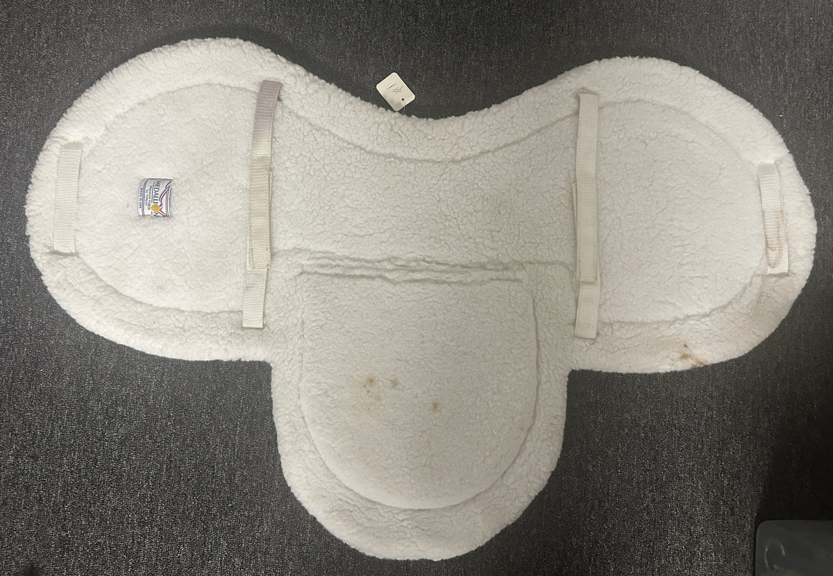 Fleece Shaped English Saddle Pads