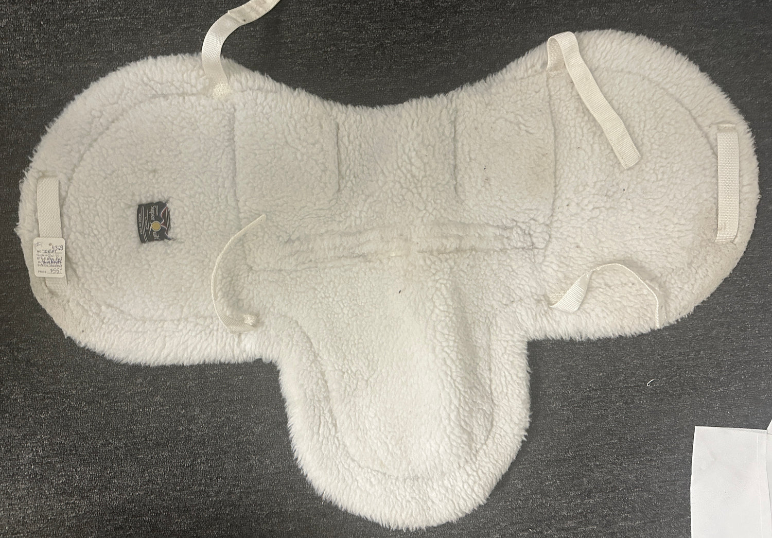 Fleece Shaped English Saddle Pads