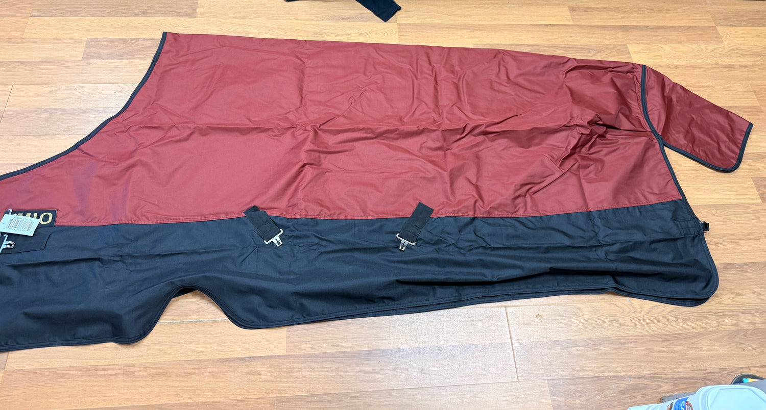 84" Mio Burgundy and black Turn out NEW