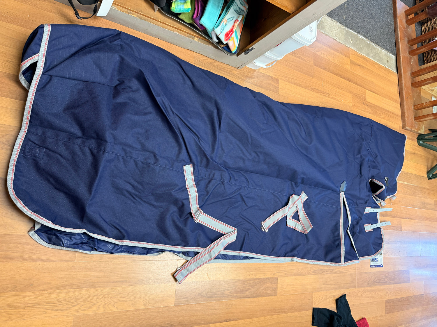 87" 220g Weight Weatherbetta Blue Turnout blanket