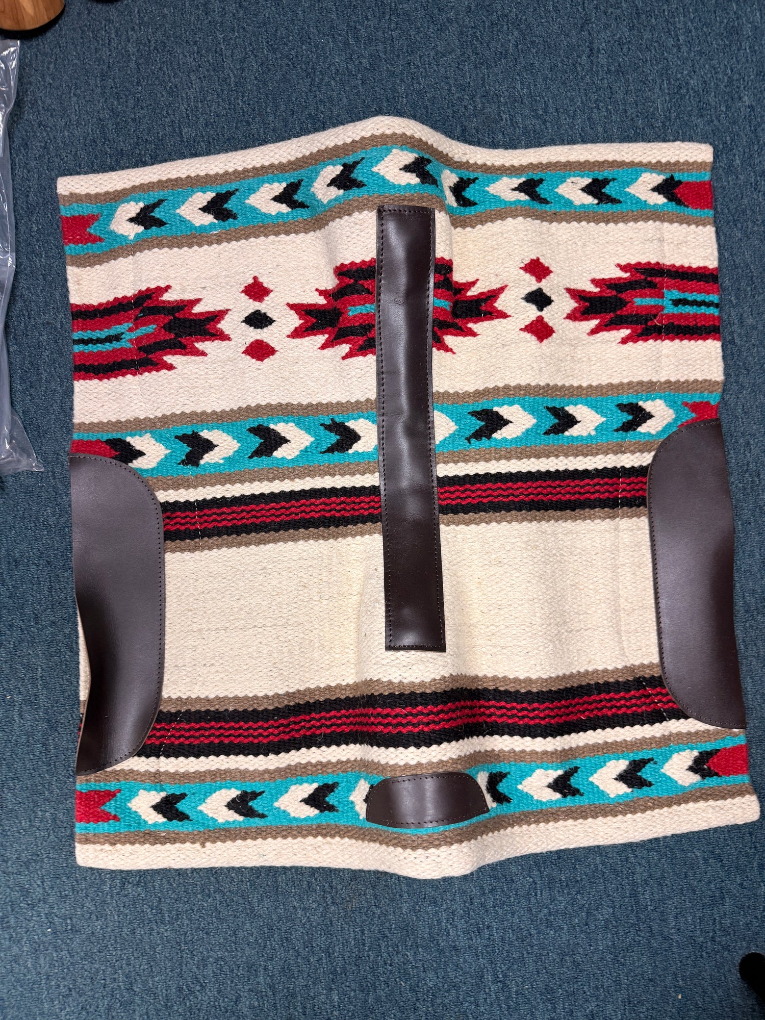 Western saddle pad Felt padded 34" x 34" NEW