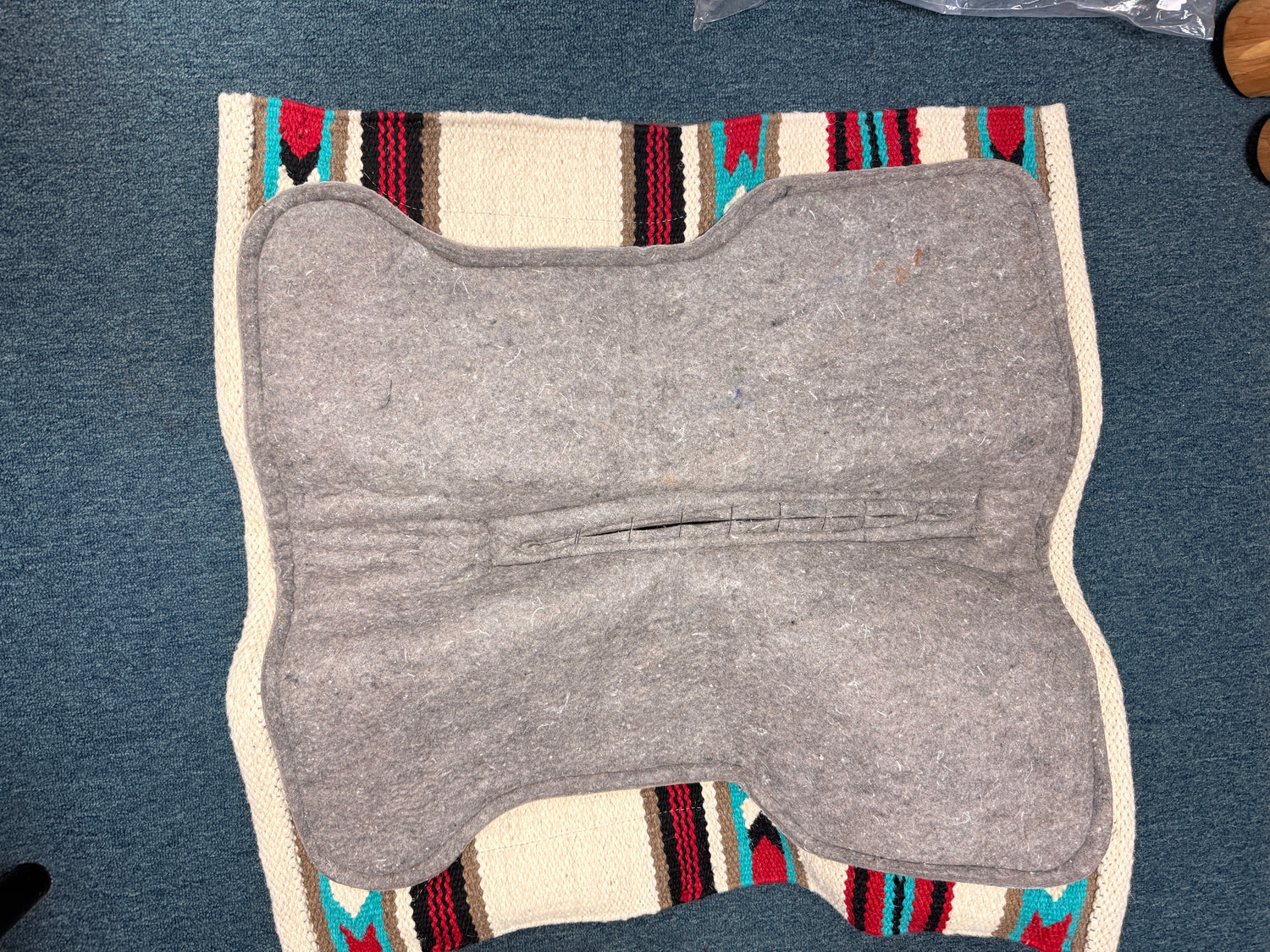 Western saddle pad Felt padded 34" x 34" NEW