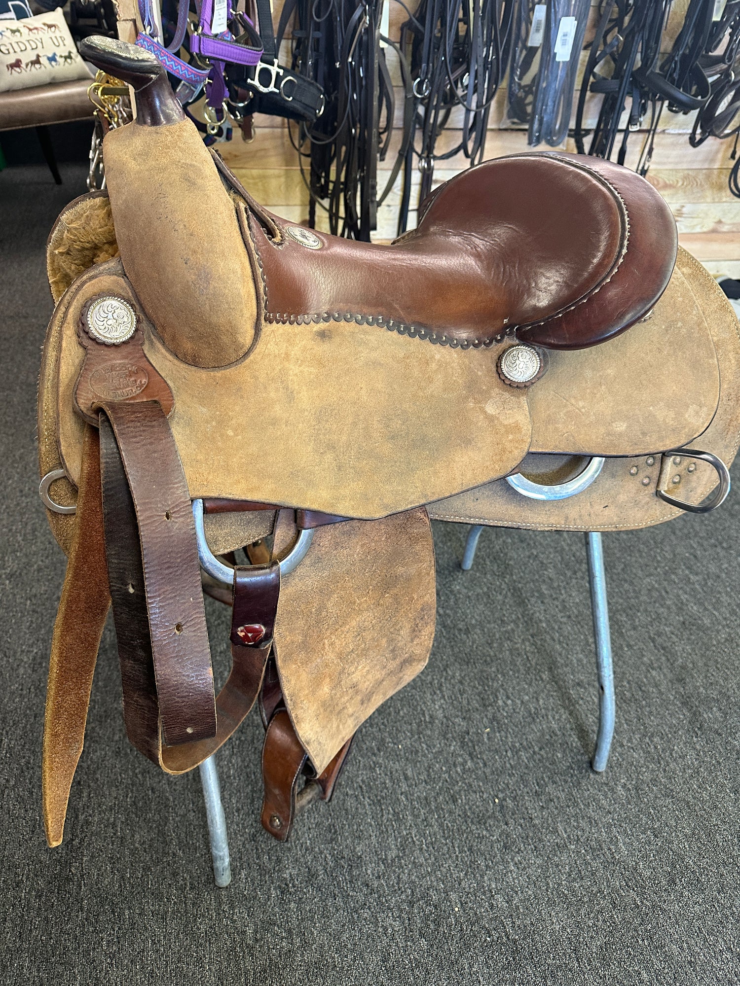 Saddle - Western Billy Cook Seat 15.5 inch