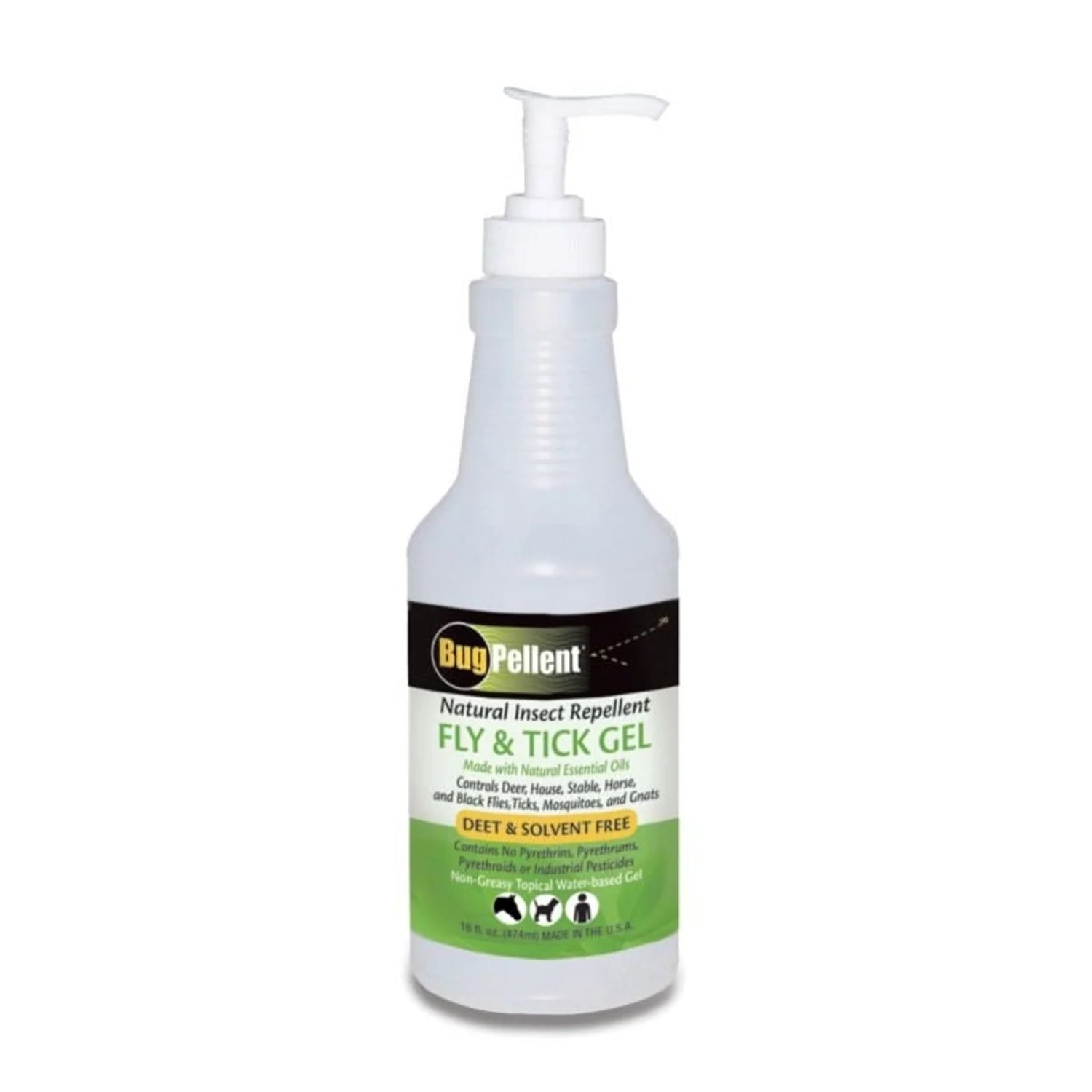 Bug Pellent Gel Fly & Tick lotion 16 fl. oz.
