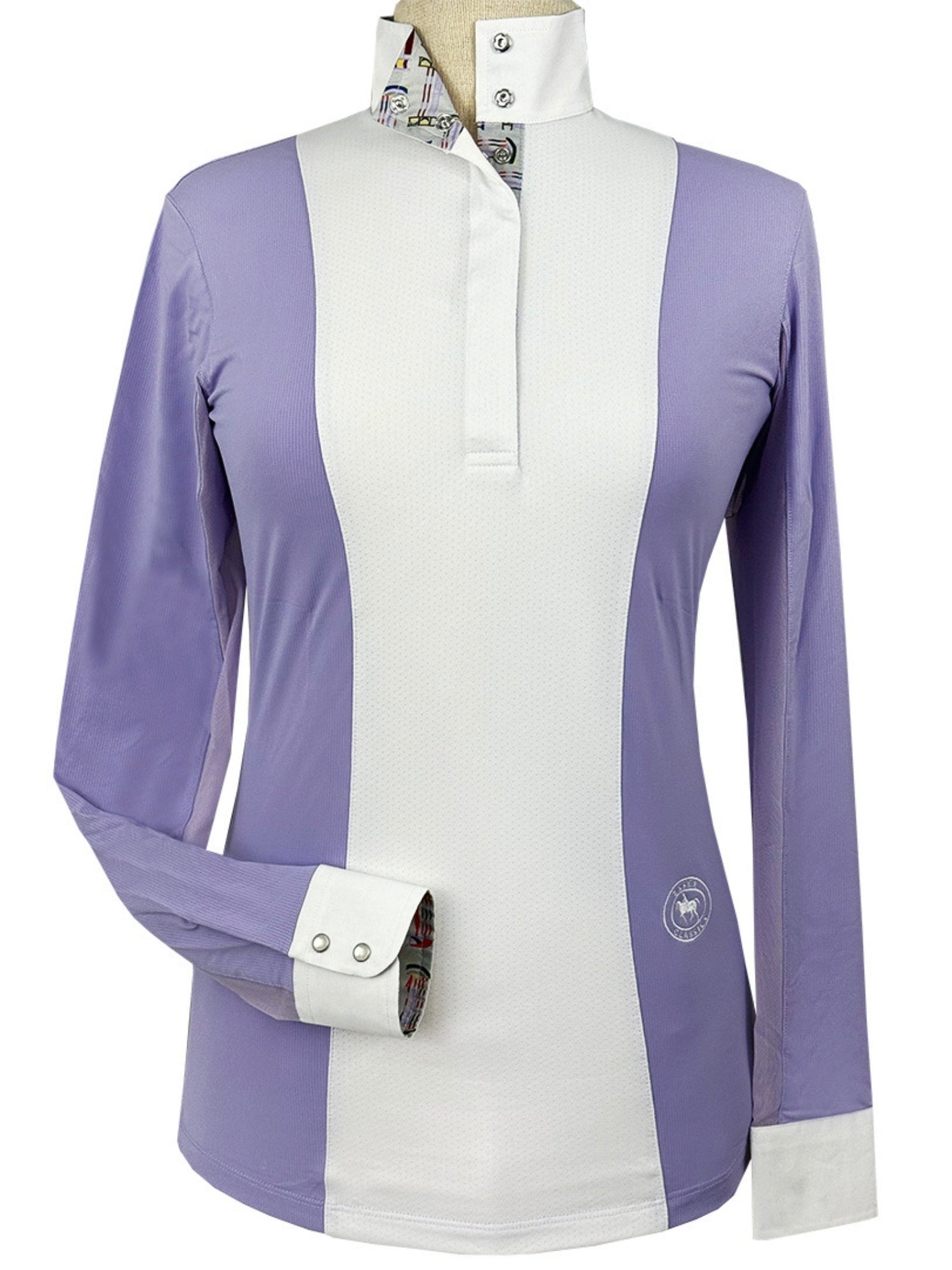 Ladies "Luna II" Lavender with Jumper Classic Long Sleeve Performance Show Shirt
