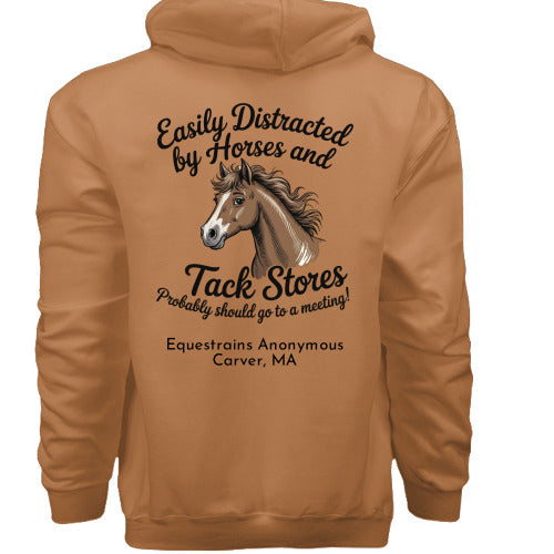 Easily Distracted by Horses and Tack Stores Sweatshirt