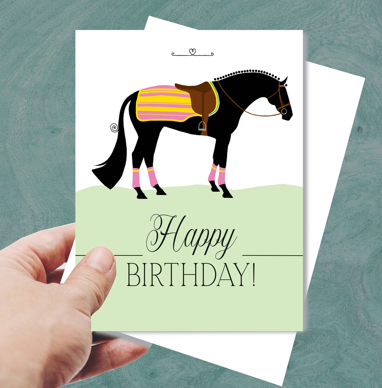 Horse Birthday Card | Newmarket | Affordable | Sleeved