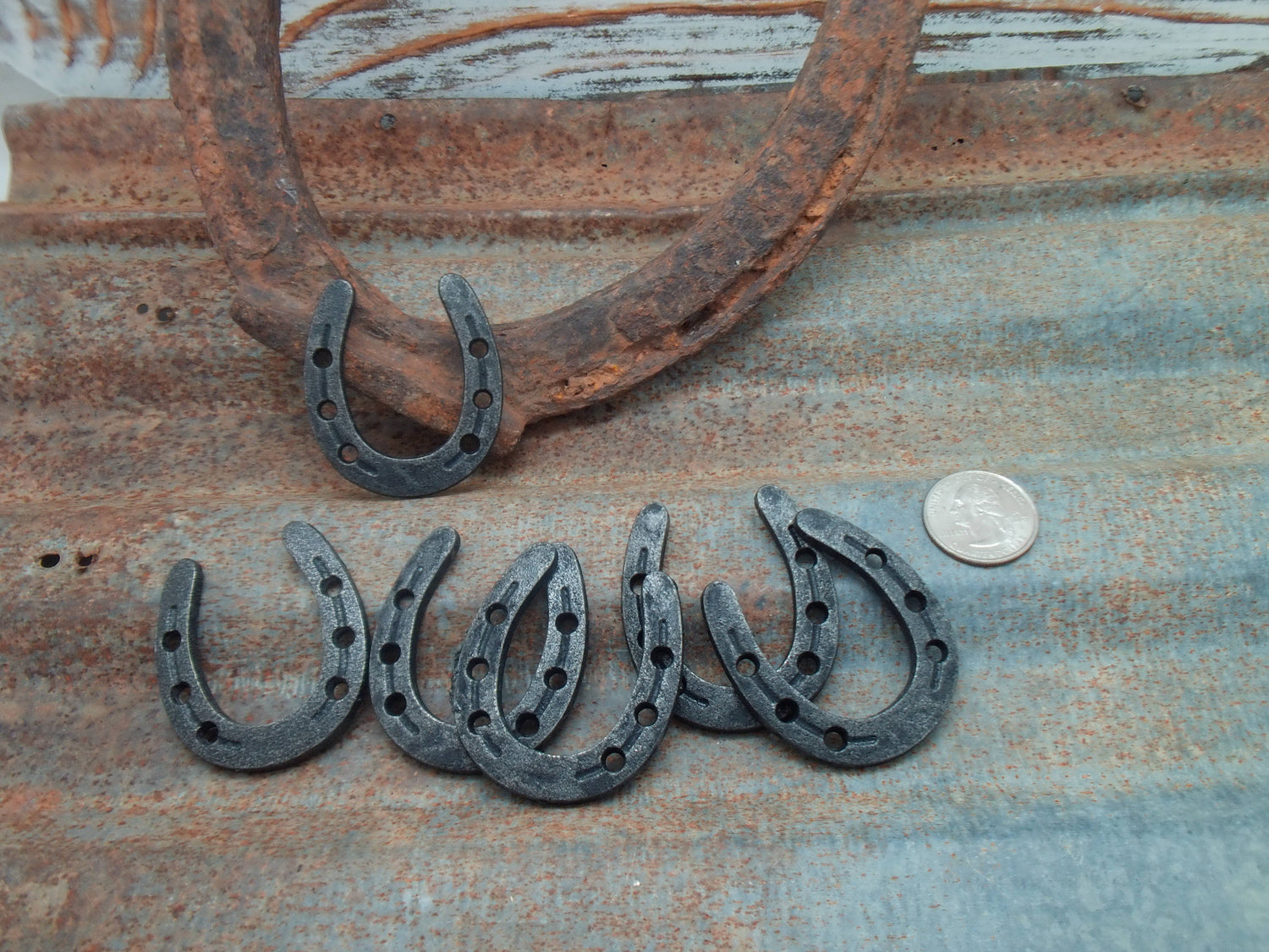 FULL Display Box of Pocket Luck Horseshoes, Lucky Tokens