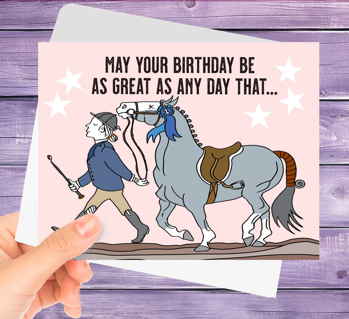 Horse Birthday Card | Scrappy Pony
