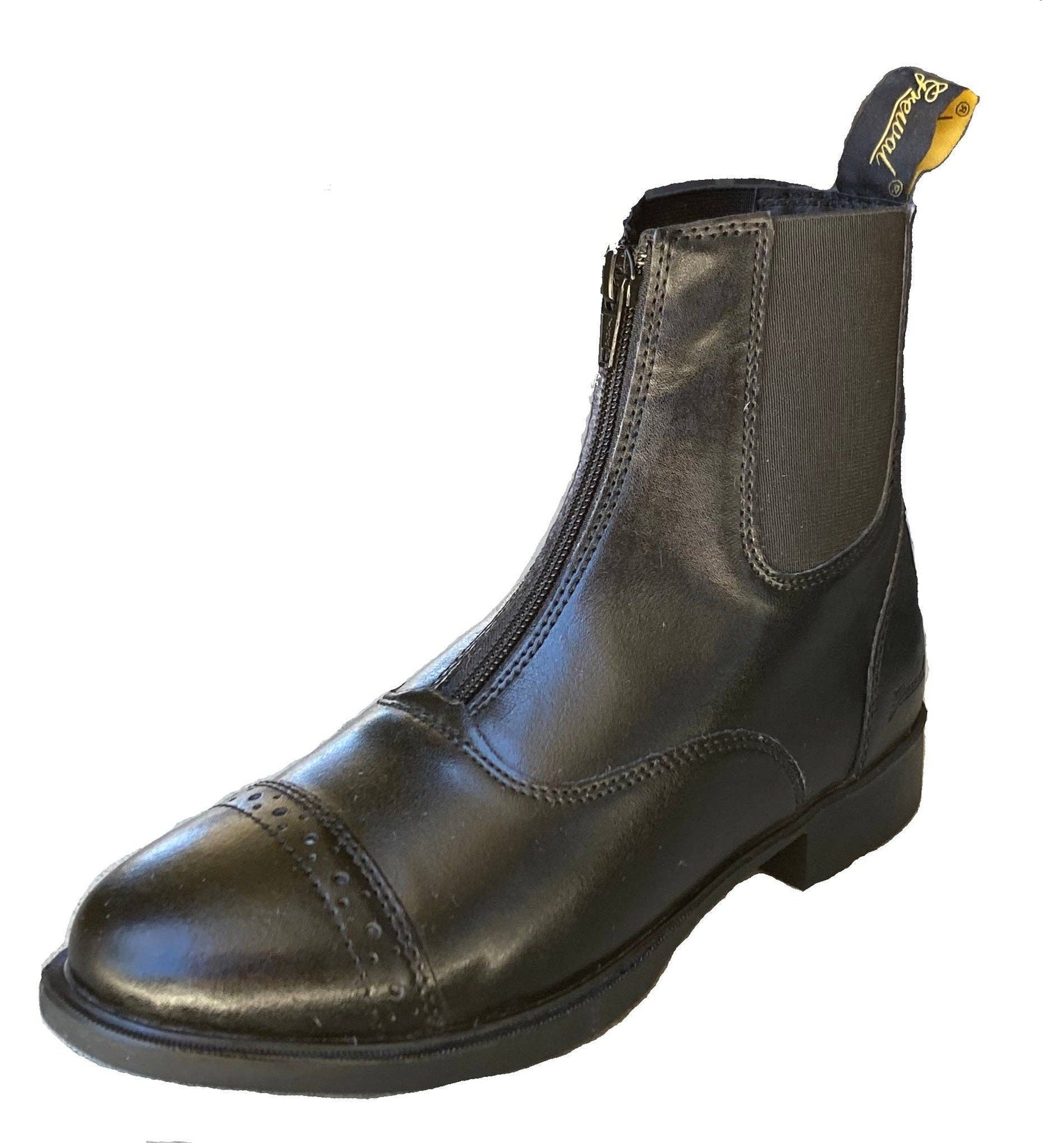 Adult Zip Up Synthetic Leather Paddock Boots