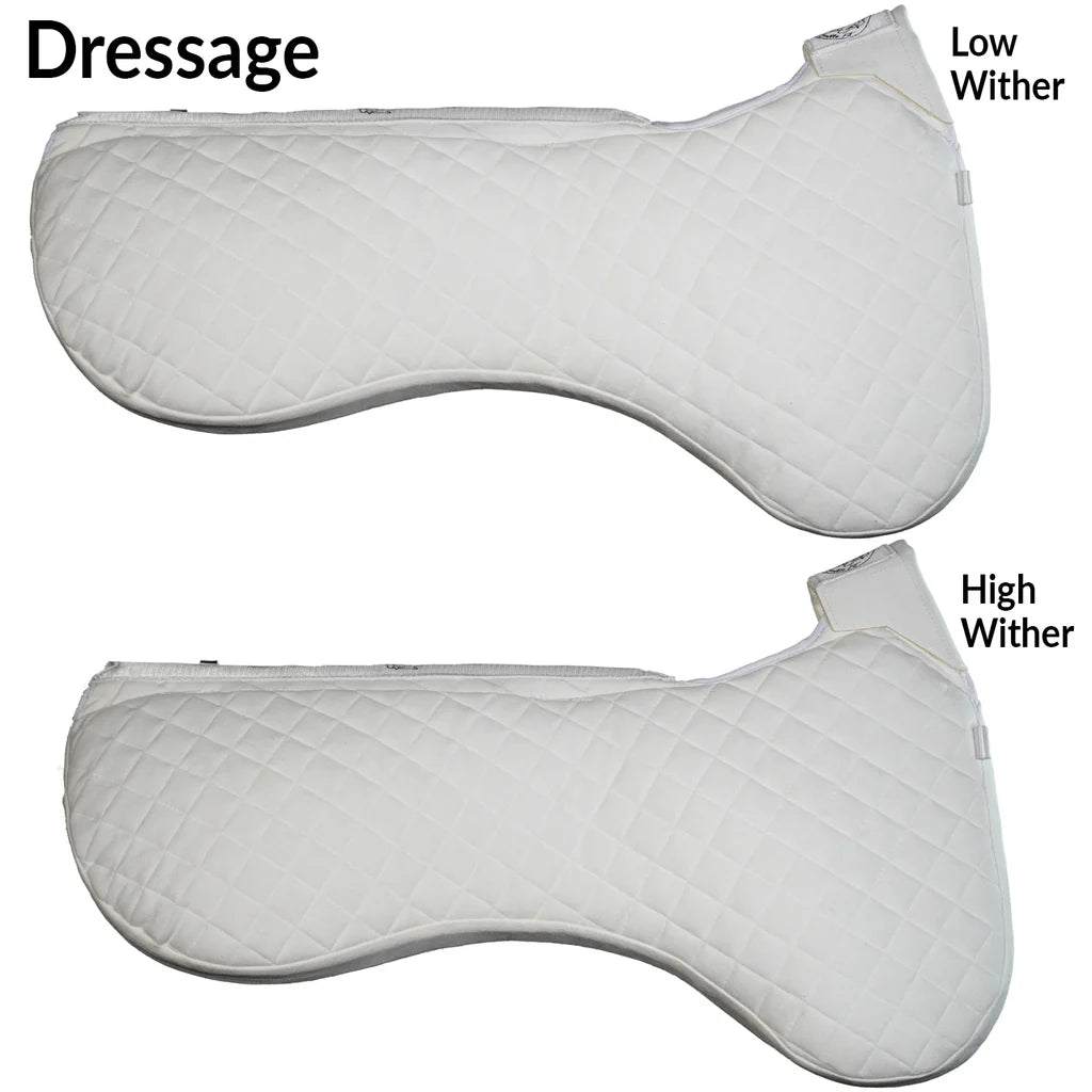 Squish Pad - English White or Black / Jump or Dressage