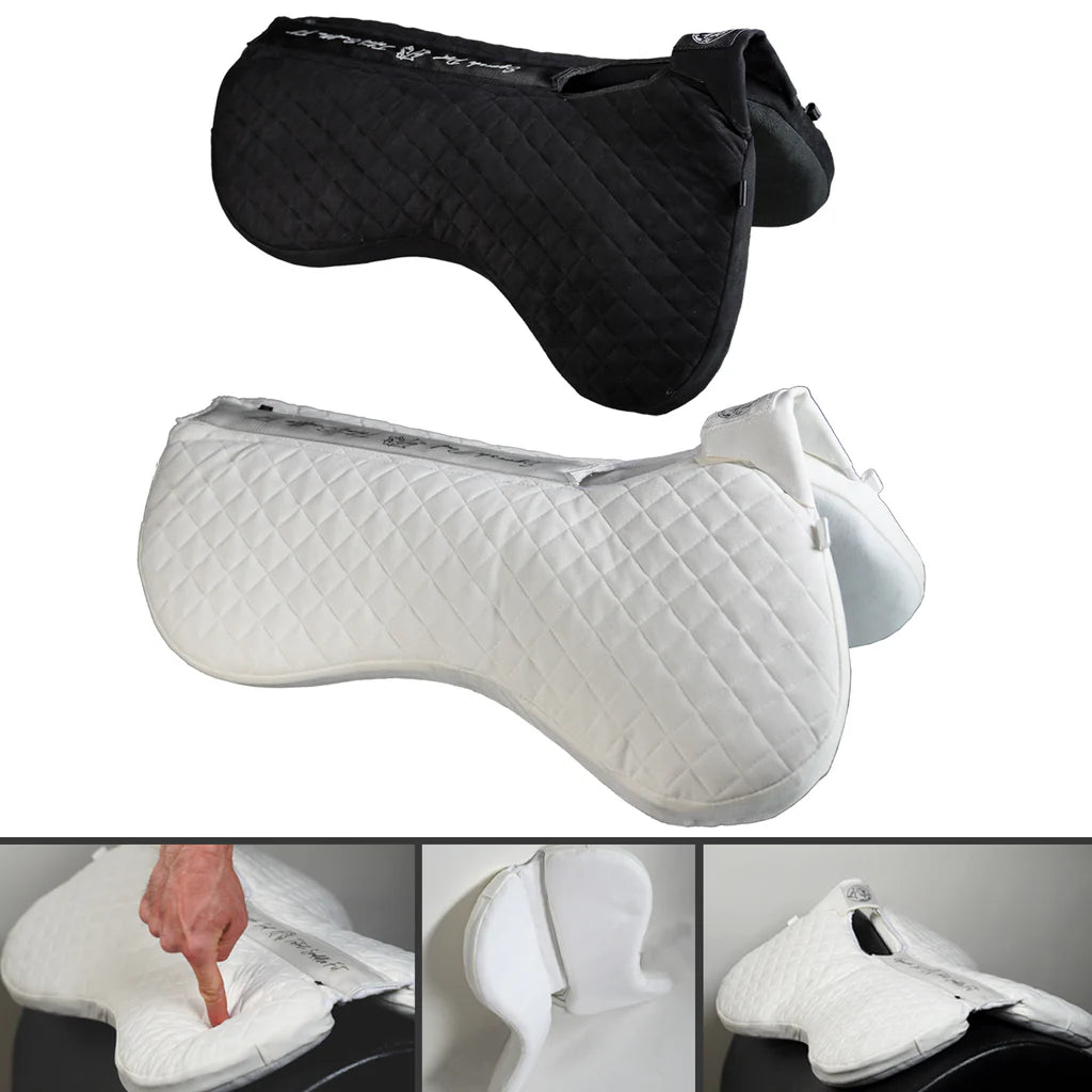 Squish Pad - English White or Black / Jump or Dressage