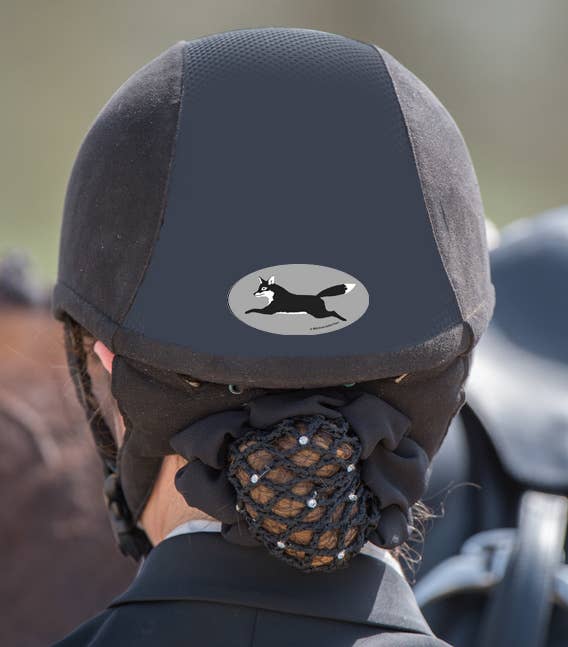 Horse Laptop, Cell Phone & Helmet Sticker / Running Fox