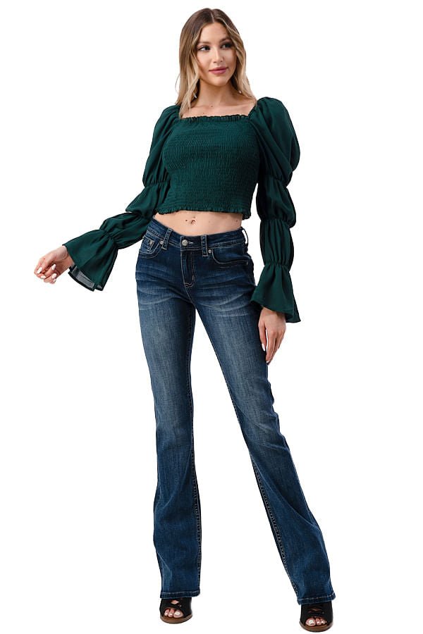 Aztec Mid Grace in LA Women's Western 3D Aztec Mid Rise Bootcut Jeans – Jeffrey's ...