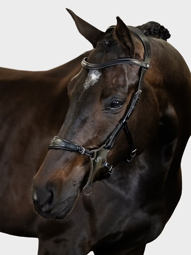 PS of Sweden Bridle Hackamore Sport in Brown and Black