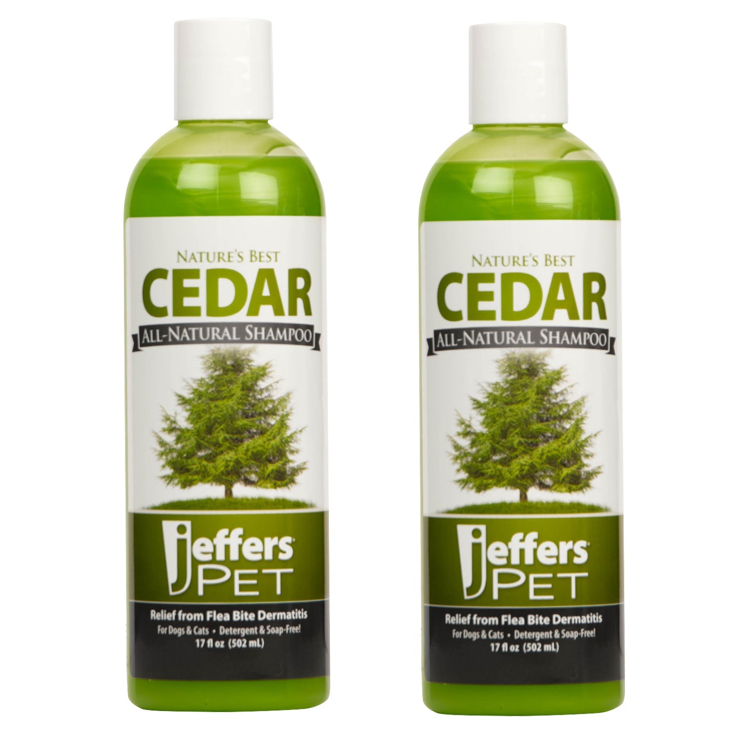 Jeffers Pet Nature's Best Cedar All-Natural Flea Bite Relief Shampoo f ...