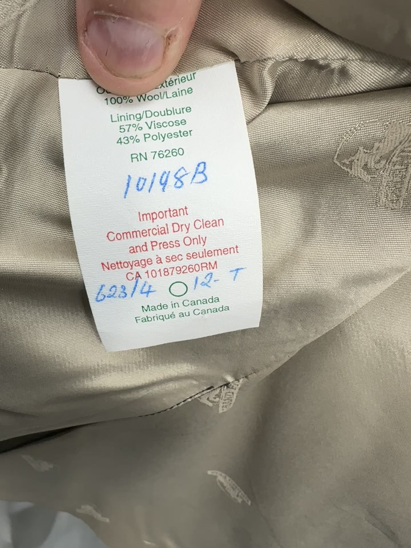 12T Women's Hunt Show Coat