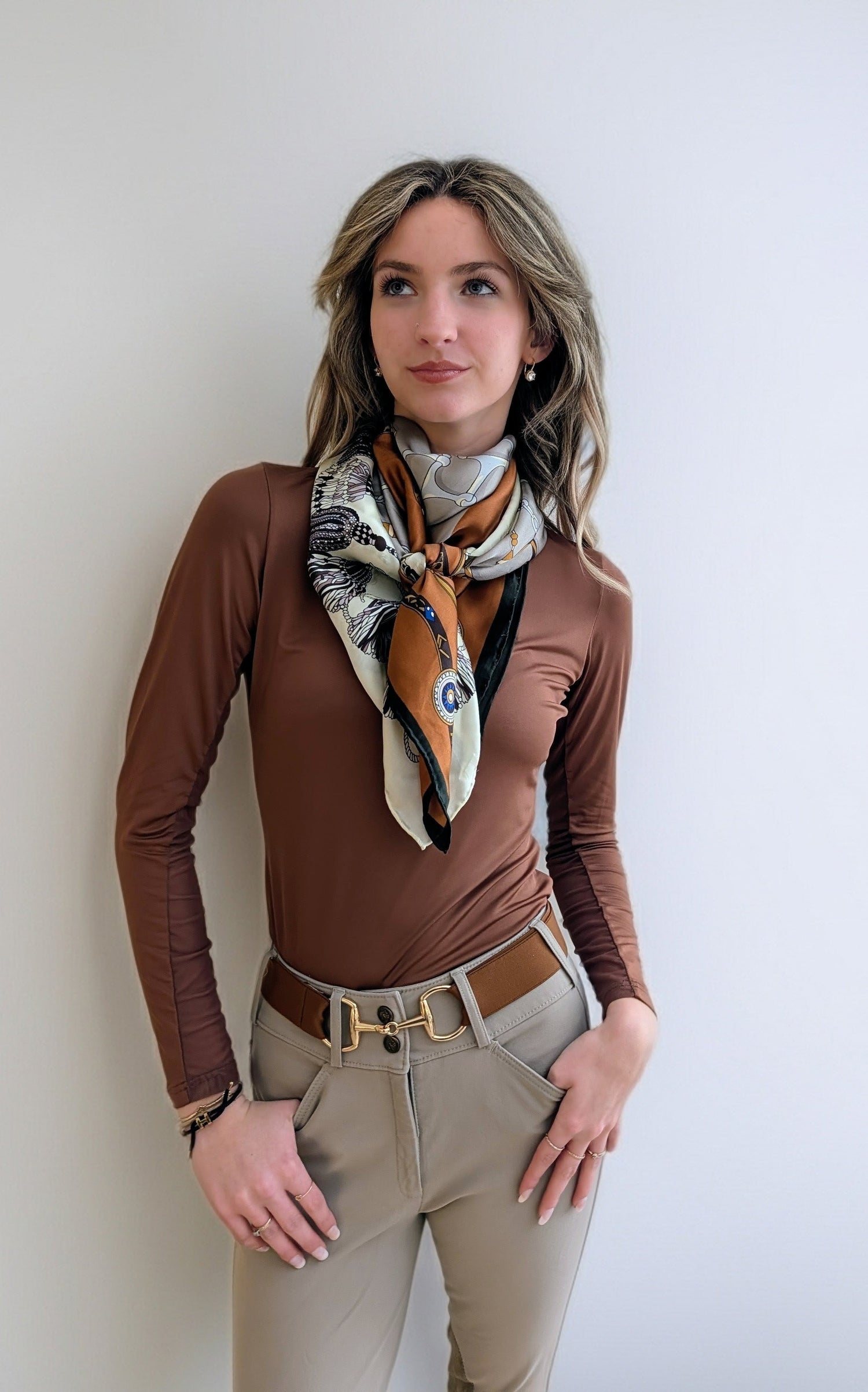 Bits & Reins Silk Scarf