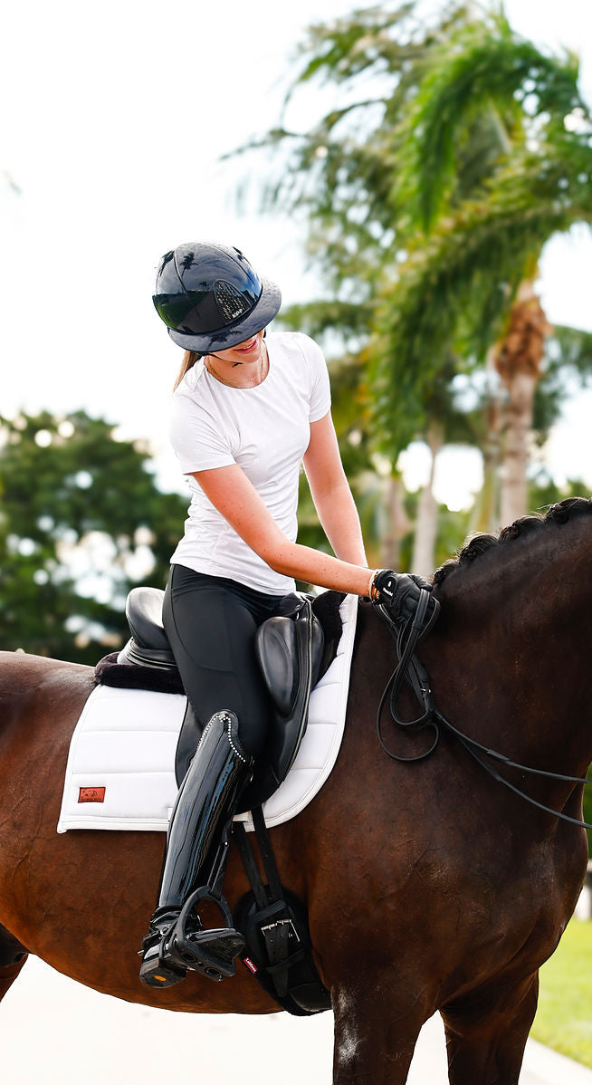 Soft White Dressage Pad