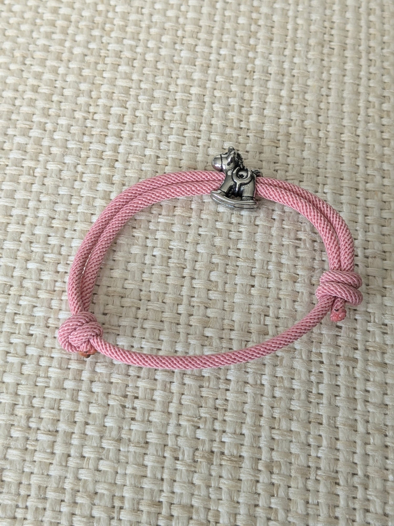 Pink Pony Charm Bracelet