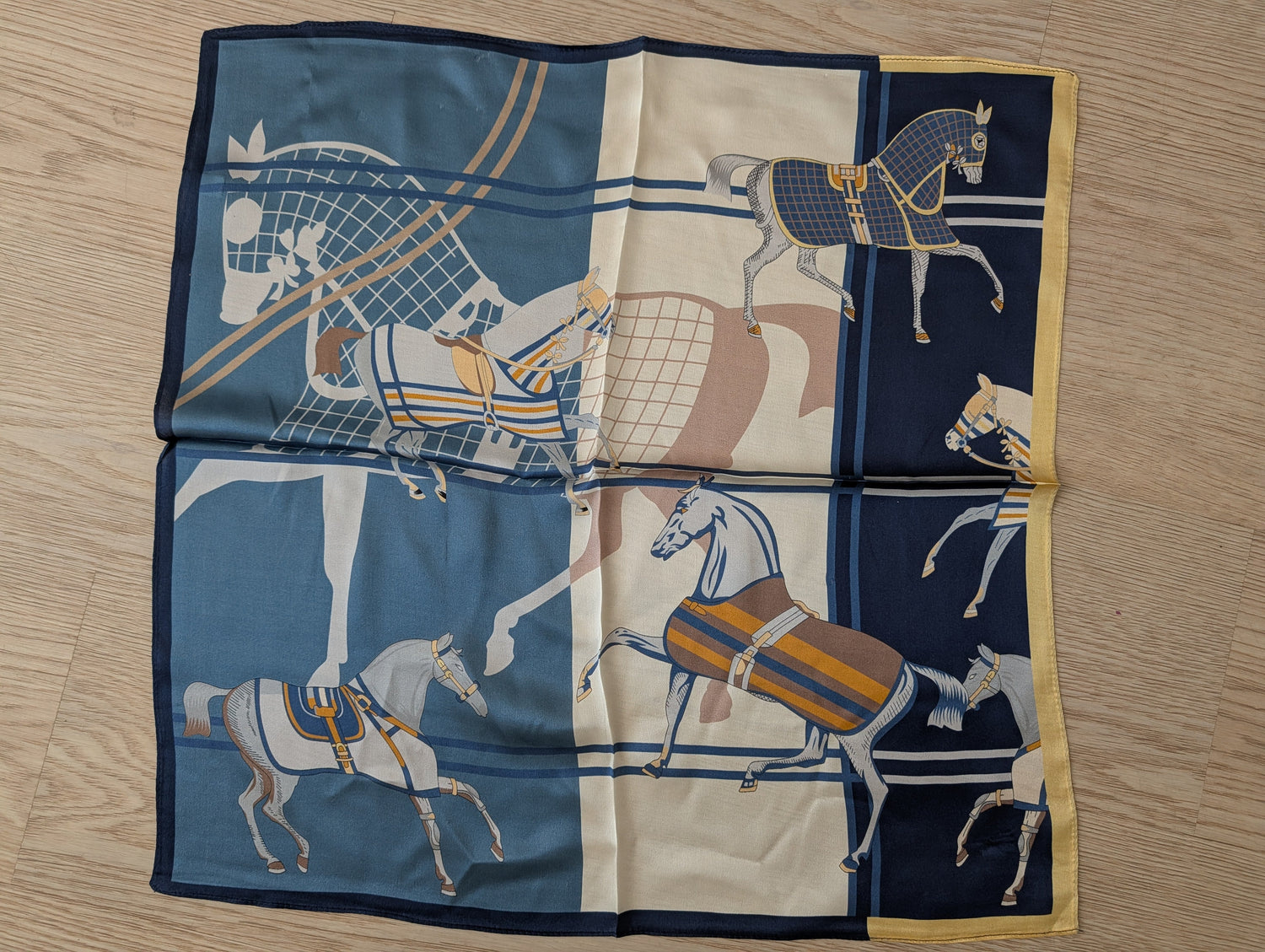 Equestrian Silk Scarf