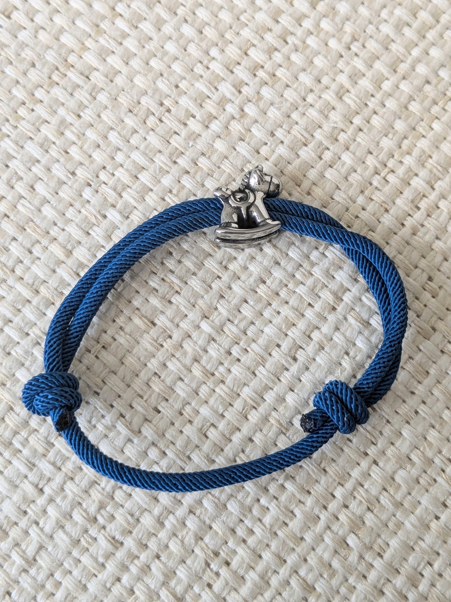 Blue Pony Charm Bracelet