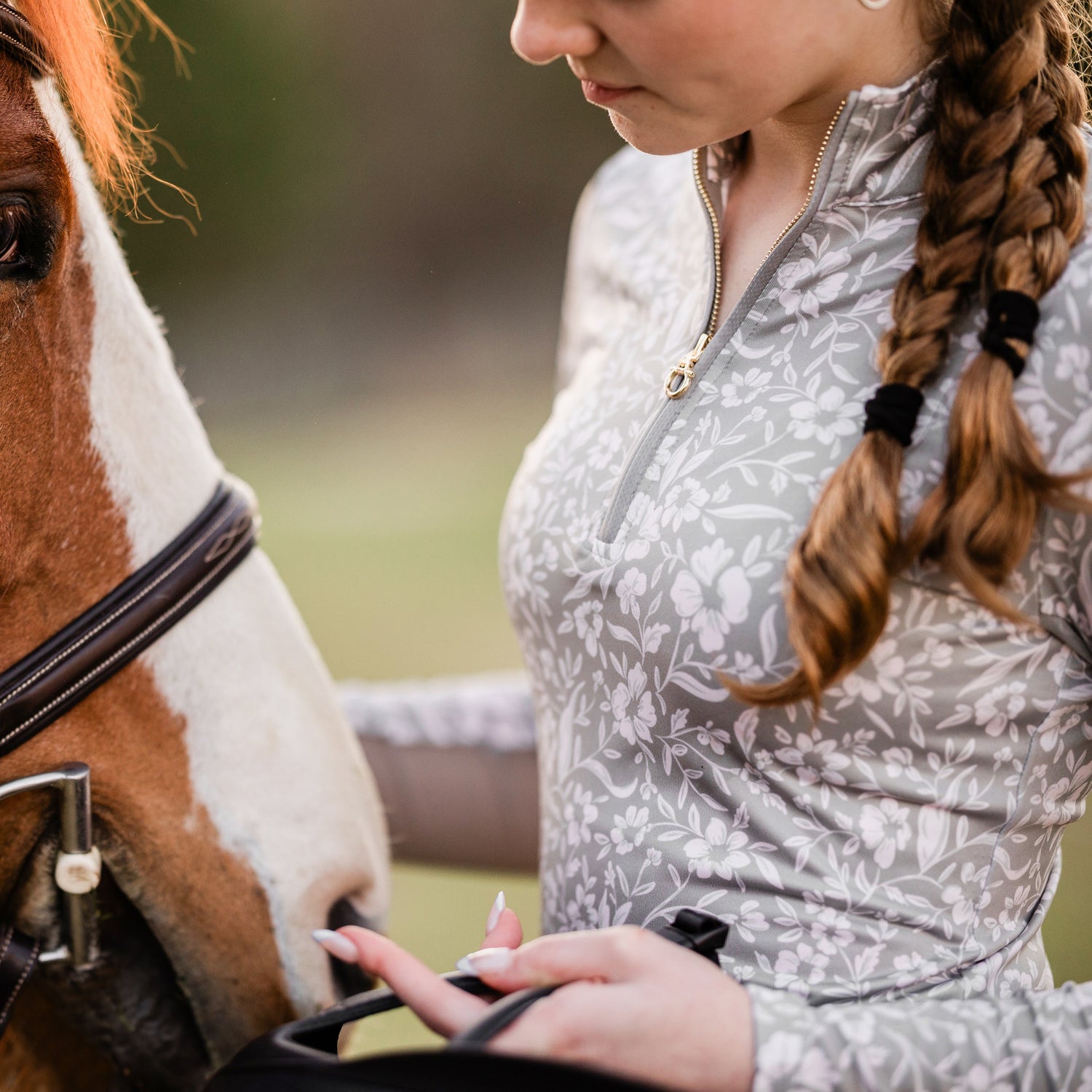 Sage Floral Sun Shirt