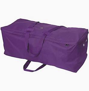 Bale of Hay Storage Bag Purple with carry storage case
