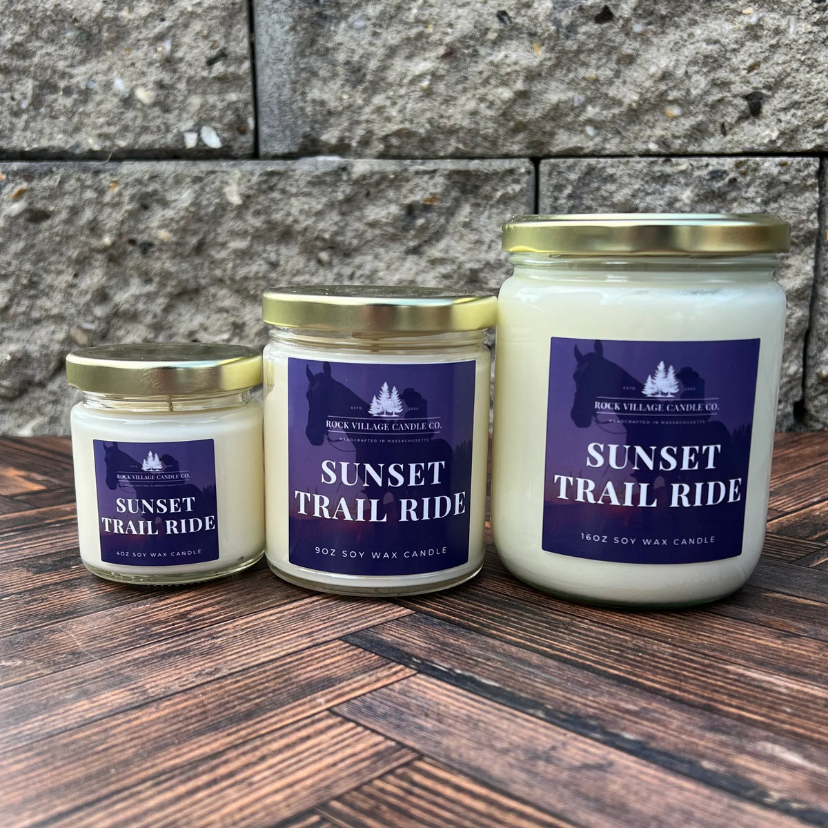 Sunset Trail Ride Candle